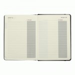 Щоденник датований 2026 BRAVO, A5 синій, штуч. шкіра/поролон, BM.2112-02 BM.2112-02