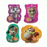 Бебі пазли '44 Коти.', VT1106-83 (укр.), Vladi Toys VT1106-83