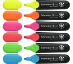 Набір маркерів текстовиділювачів SCHNEIDER JOB 1-4,5 мм, 6 кольорів в блістері, S115096 S115096