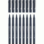 Набір лайнерів для креслення та малювання, PICTUS, чорні,8 шт., S197598, SCHNEIDER S197598