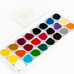 Набір акварельних фарб Catsl.24 кольорів, без пензлика, Rosa Kids. 301206 301206