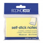 Стікери (блок 100 самоклейних листків) 50*75мм, Е20931 Е20931