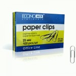 Скріпка кругла 25мм. 100шт., Е41002 Е41002
