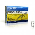 Скріпка трикутна 28мм. 100шт., Е41014 Е41014