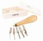 Набір різців для ліногравюри (5шт.) в пласт пеналі D.K.ART and CRAFT 11582