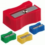 Чинка пластикова на 1 лезо асорті, Е40603 Е40603