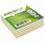 Блок паперу для нотаток 85х85мм. 400аркушів не клеєний мікс Flesh Up, FR-2211 FR-2211