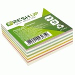 Блок паперу для нотаток 80х80х40мм. клеєний мікс, Flesh Up, FR-2412 FR-2412