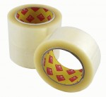 Стрічка клейка пакувальна 48мм*200ярд., прозорий 40мкм., 491888, KLERK 491888