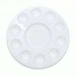 Палітра пластикова кругла 17,8 cм, D.K.ART & CRAFT