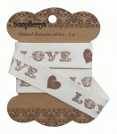 Лента декоративная Love 1,5см.х 2м. SCB390320