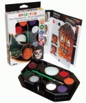 Набір фарб для гриму Моторошний, 8кол. по 2мл +пензлик +губка Snazaroo 