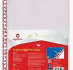 Файл для документів А4+ Optima, 40 мкм, фактура 'глянець', з кольоровим орнаментом (100шт.), О35106 О35106