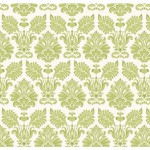 Тканина Tilda 'Betsy Green Rose White' 50*70см. 480115 480115