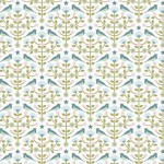 Тканина Tilda 'Folklore Bird Blue' 35*50см. 480187 480175