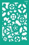 Трафарет самоклеючий Фоновий серія 'Абстракція', 13*20см, №1306 1306
