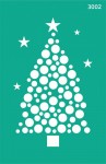 Трафарет самоклеющийся серия 'Новый год', 13*20см, №3002 3002
