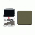 Фарба акварельна рідка Ecoline, Сіра тепла 718, 30мл, Royal Talens 718