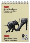 Альбом на спіралі, Портрет A4 (21*29?7см), 165г/м2, 30 листів, текстурний папір, Derwent