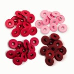 Набір люверсів Wide Eyelets – Aluminum Red, 40 шт, d5мм, 41585-5 41585-5