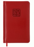 Щоденник датов. 2026 BRAVO, A6, червоний, штуч. шкіра/поролон, BM.2523-05 BM.2523-05
