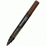 Маркер Permanent 8566/07  2,5мм. круглий коричневий, Centropen
