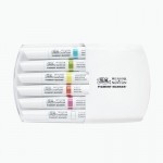 Набір двосторонніх маркерів, Pigment marker, Яскраві тони, 6 шт., Winsor & Newton 0290046 0290046