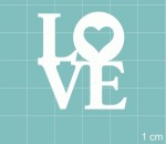 Чипборд 'Love' 30х35мм SL-252 SL-252