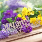 Чипборд 'You are in my heart 1' 45х95мм SL-419 SL-419