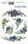 Набір наклейок для планерів 'Country Winter', 6шт., 10х16см., FDSTKP-158 FDSTKP-158