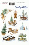 Набір наклейок для планерів 'Country Winter', 9шт., 10х16см., FDSTKP-156 FDSTKP-156
