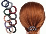 Резинка пружинка для волосся, асорті, матова 1-124576/1-131352 1-124576/1-131352