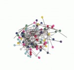 Булавки кольорові 34 мм, 100шт. BM.5251 BM.5251