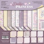 Набір двостороннього паперу для скрапбукінгу 30х30см 'Daddy`s Princess' 10 аркушів 190г/м2.SM4000011 SM4000011