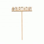 Заготовка топер Birthday, 7*11,3см, 1шт. 288820 288820