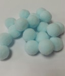 Помпончик блакитний світлий, 1,8-2,0 см, 1шт.
