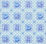 Папір для обгортки подарунків Іграшки, голубий 50х70см 5-34550 5-34550