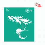 Трафарет багаторазовий самоклеючий, 9*10см, №65 Rosa Talent №65