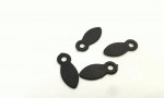 Анкер загострений чорний, пластиковий 17*7мм., (за 10шт.) D-031 D-031