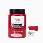 Фарба акрилова Acrylic, Червоний темний, 406, 400мл, Rosa Studio 406