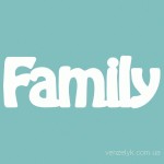 Чипборд 'Family' 23х71мм SL-047 SL-047