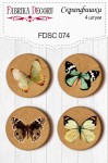 Набор металлических фишек 4шт., FDSC-074 Фабрика Декора FDSC-074