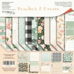 Набор двусторонней бумаги для скрапбукинга 20 * 20см 'Peaches & Cream' 10 листов SM5400016