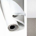 Полотно грунтоване, 2х10м, дрібне зерно, 326 г/м², Італійська бавовна, Unico 1метр GPI3107210