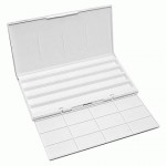 Пенал для акварельних фарб, пластиковий, 24/36 кювет, ЗХК