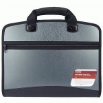 Портфель А4 на блискавці на 4 відділення, сірий металік, 1621-11-А, AXENT 1621-11-А