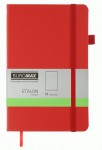 Блокнот діловий, ETALON 125*195, 96арк, нелінований, обкл. штучна шкіра, червоний,  ВМ.291060-05 ВМ.291060-05