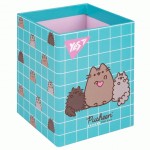 Стакан для письмового приладдя, YES 'Pusheen' картон, 708216 
