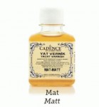 Лак яхтовий декоративний,матовий Yacht Varnish Matt.100мл,  Cadence