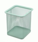 Підставка для ручок квадратна, PASTEL, металева, м’ятна, BM.6201-38 BM.6201-38